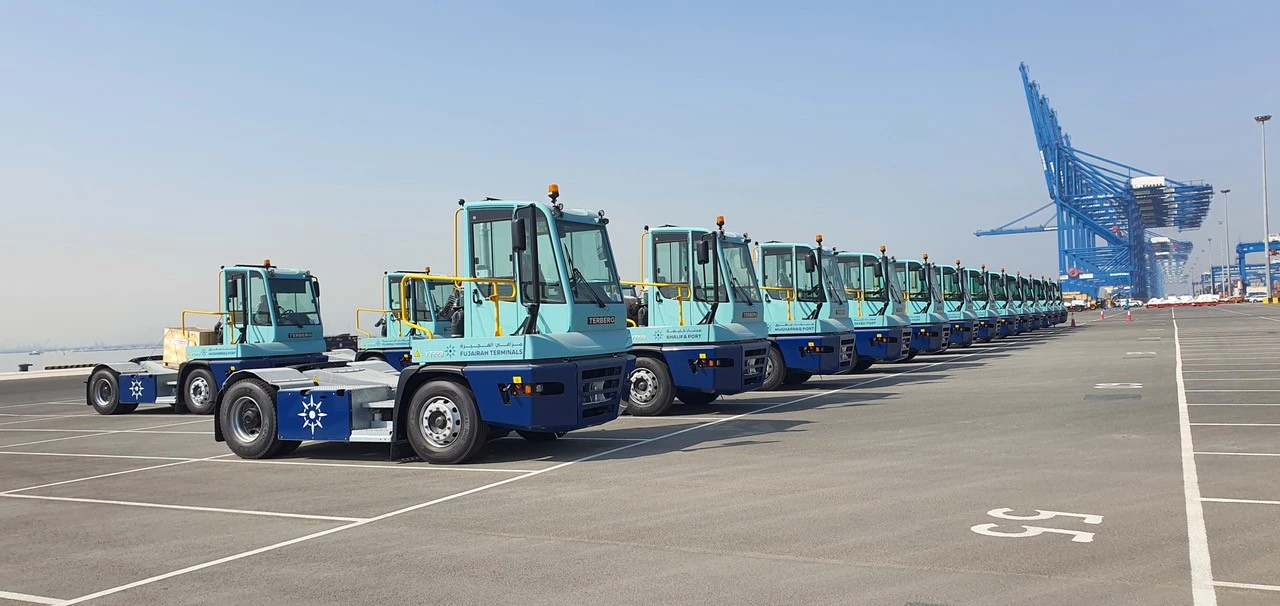 25 Terberg YT223 terminal tractors delivered to Abu Dhabi Ports