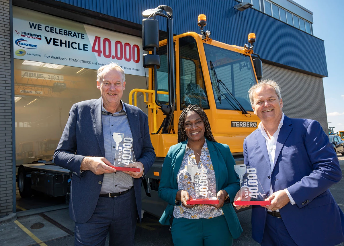 Terberg Special Vehicles viert productie van 40.000ste voertuig